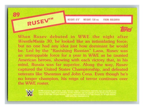 2015 Topps WWE Heritage w/ Inserts - Pick One - Fill Your Set - Picture 49 of 90