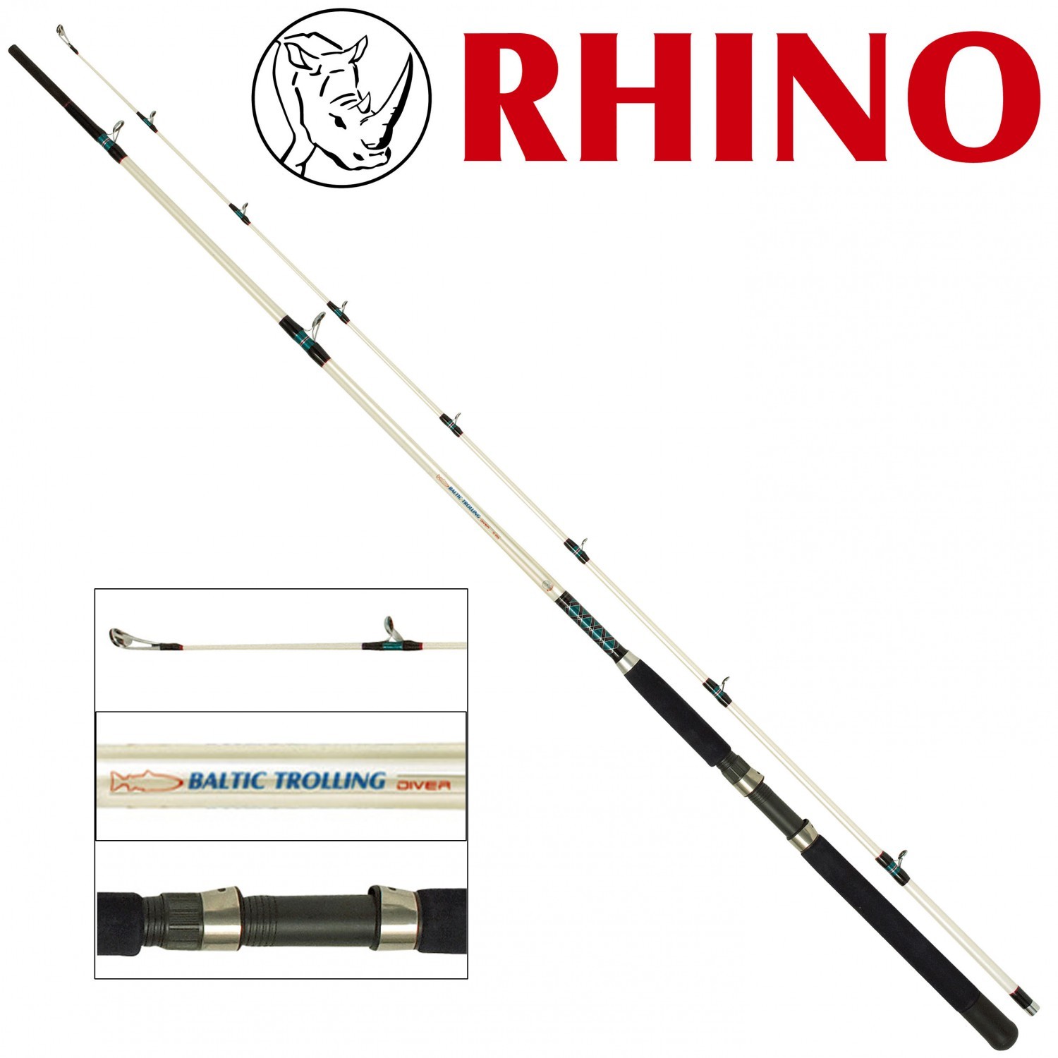 Rhino Baltic Trolling Diver 2,85m 15-25lb Trollingrute zum Schleppfischen Rhino Baltic Trolling Diver 2,85m zum 15-25lb Trollingrute zum 2,85m Schleppfischen fcb5a4