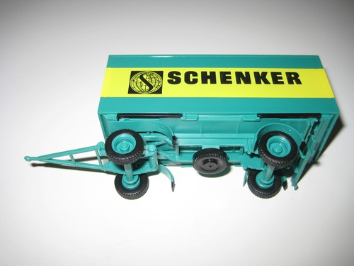 Herpa H0 859179 - Camión MAN F90 con remolque "Schenker" - Imagen 12 de 13