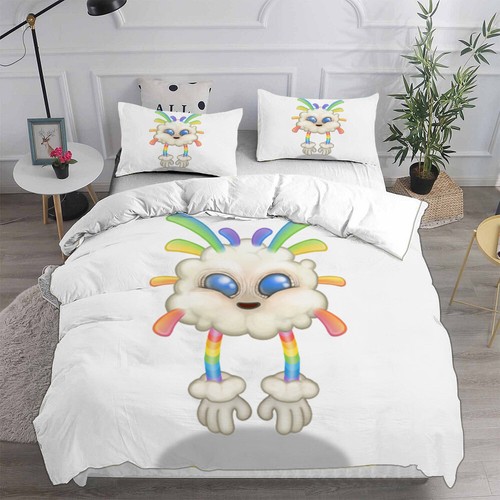 My Singing Monsters Wubbox 3D Duvet Cover Furcorn Bedding Set Pillowcase Quilt - Afbeelding 22 van 28