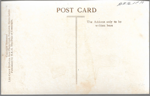 Mafulomoo, Sierra Leone - RP postcard by Lisk-Carew c.1920s - Picture 2 of 2