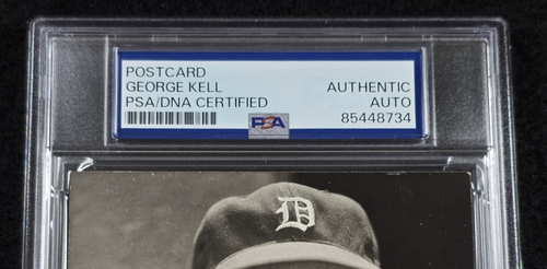 GEORGE KELL Signed Real Photo Postcard-HOF-A'S-WHITE SOX-ORIOLES-PSA - Picture 3 of 4