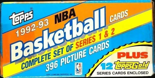 1992 1993 TOPPS BASKETBALL "SEALED BOX"- SHAQUILLE O'NEAL ROOKIE, MICHAEL JORDAN