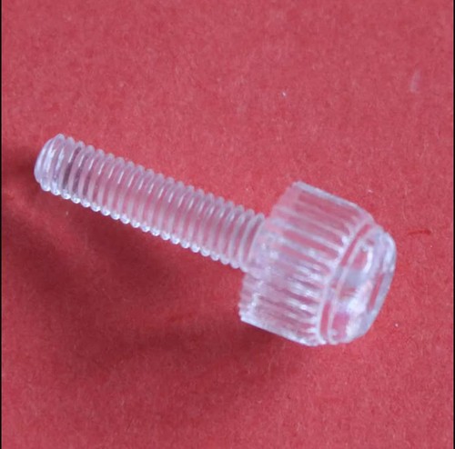 M3 M4 M5 M6 M8 Nylon Kunststoff PA66 Daumenschraube gerändelt + Schlitz schwarz weiß sauber - Bild 20 von 26