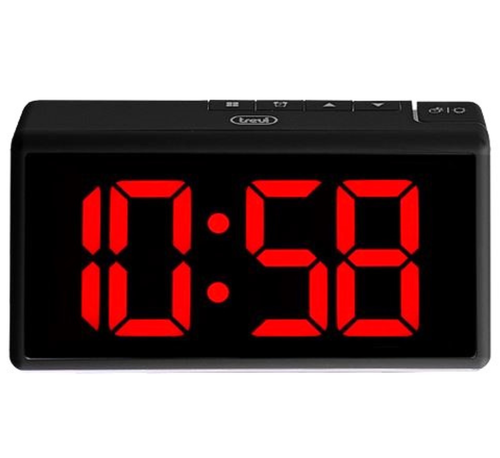 Orologio sveglia DIGITALE da comodino tavolo display luce led notte batteria usb - Picture 12 of 17