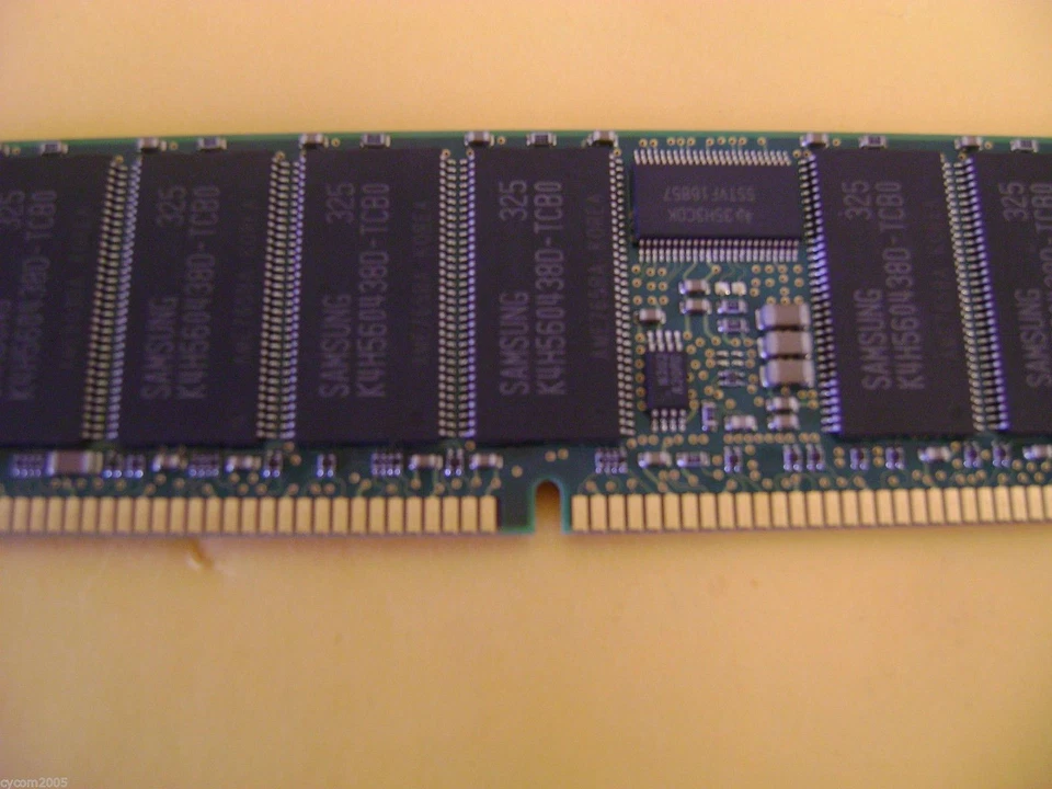 Samsung M312L6420DT0-CB0Q0 PC2100R-25330-MO 512MB DDR266 PC2100 PowerEdge 1750 - Image 4 of 4