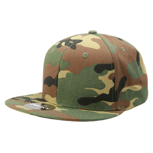 Decky Unisex 6 Panel High Profile Structured Camo Snapback Cap - 1047 - Picture 10 of 29