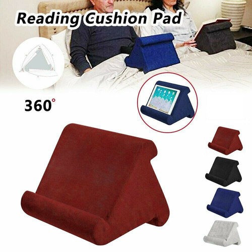 Tablet Pillow Stands For iPad Book Reader Holder Rest Laps Reading Cushion AU - Picture 2 of 18