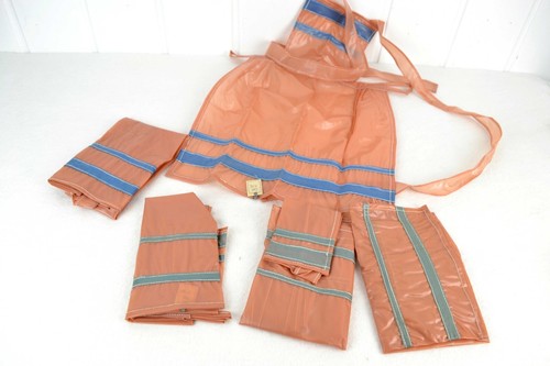 alte Gummi Latzschürze Kinderschütze 40er 50er DDR Baby Kinder aus Lagerbestand - Bild 11 von 15