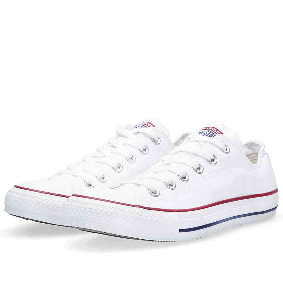 CONVERSE CONVERSE CONVERSE ALLSTARS WHITE RED CANVAS OX LO MENS WOMENS UK SIZES 3 TO 11 be59ff CONVERSE CONVERSE CONVERSE ALLSTARS WHITE RED CANVAS OX LO MENS WOMENS UK SIZES 3 TO 11 be59ff