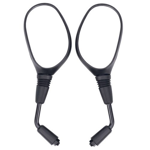 8mm 10mm Universal Motorcycle Mirrors Rear View Black Motorbike Scooter - Picture 8 of 11