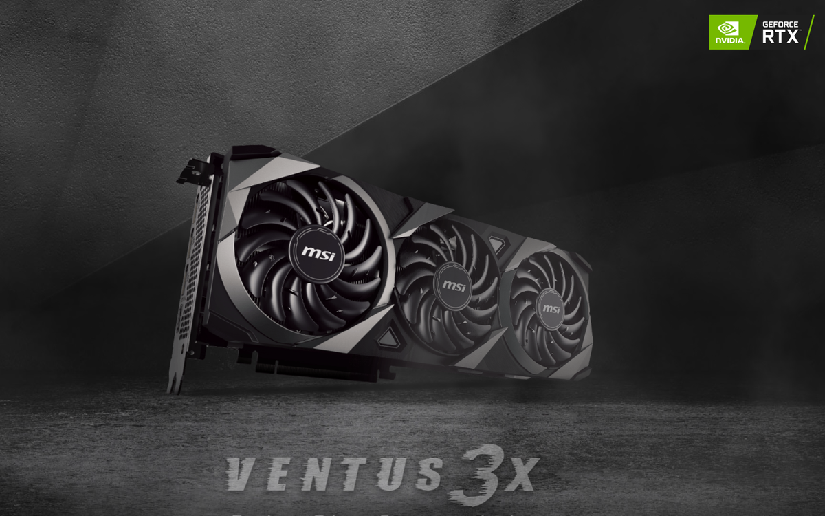MSI GeForce RTX™ 3080 VENTUS 3X 10G OC MSI Gaming GeForce RTX 3080 LHR 10GB GDRR6X 320-Bit HDMI/DP
