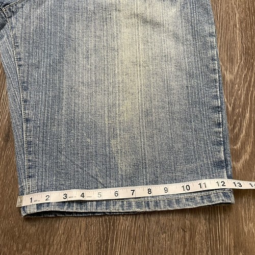 Vintage Makaveli Shorts Mens 38 Blue Baggy Denim Jorts Hip Hop Grunge Skater Y2K - Picture 19 of 19