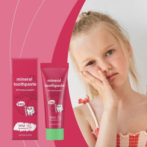 Kids Natural Probiotic Hydroxyapatite Toothpaste, Enamel Protection hot X3U V8O6 - Picture 5 of 14