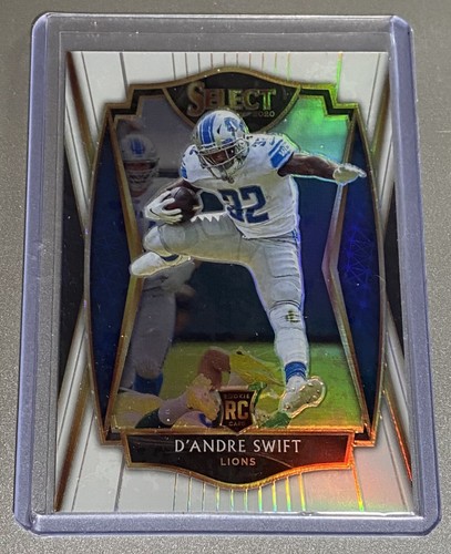 2020 Select D'Andre Swift White Prizm Premier Level Rookie RC  #'ed 17/35 #151 - Picture 1 of 2