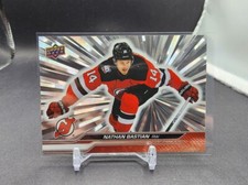 Nathan Bastian 2023-24 Upper Deck Series 2 Outburst SILVER New Jersey Devils 360