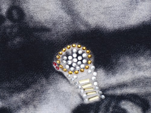 Vtg Y2K 2PAC Tupac Shakur BLING Hip Hop Rap T-shirt XL Tall Keep Ya Head Up - Picture 4 of 9
