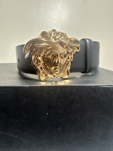 Reversible Versace Medusa Head Leather Belt EU 80/US 32 - Picture 2 of 7