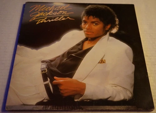 MICHAEL JACKSON THRILLER RARE BACK COVER ERROR RECORD QE 38112 1st Press G/f