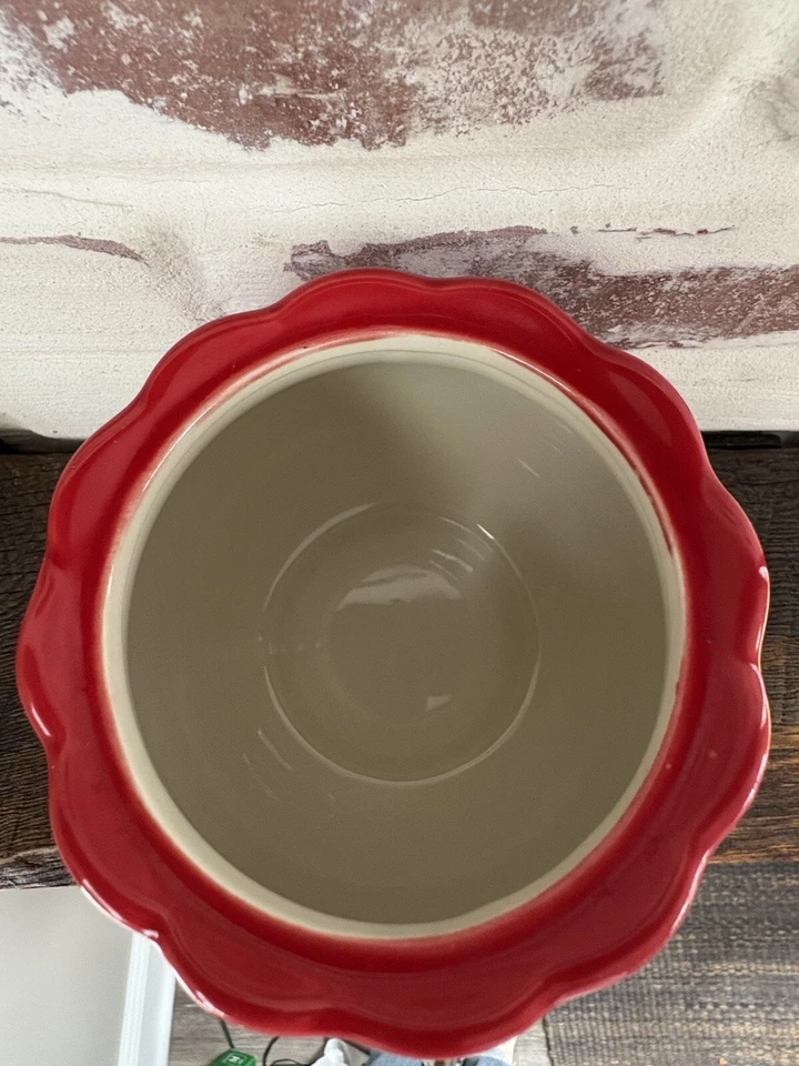 Temptations By Tara Red Polka-Dot Lidded Canister Add On Replace 1.3 QT - Image 4 of 4