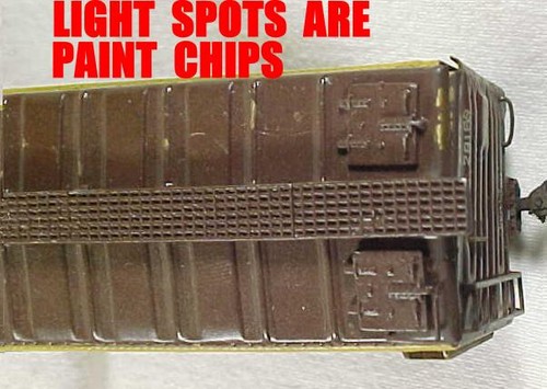 HO - 42ft BRASS BOXCAR DK Mfg ART MISSOURI PACIFIC Light Weathered - Needs Touch - Picture 9 of 9