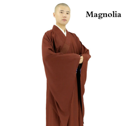 Männer Shaolin Buddhist Mönch Kleid Meditation Haiqing Gewand Kung Fu Anzug Unisex Kleid - Bild 25 von 30