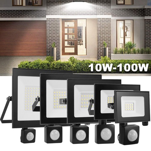 Inundador LED con Detector de Movimiento 10W-100W Foco Faro Exterior Lámpara Jardín - Imagen 2 de 17