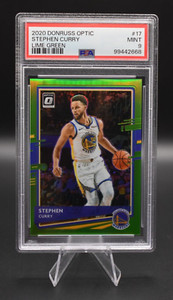 2020-21 Optic Basketball #17 Stephen Curry Lime Green #/149