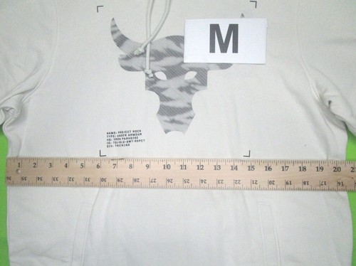 Under Armour Project Rock Terry kurzärmeliger Hoodie - Größe S & M (1370465 110) - Bild 11 von 12