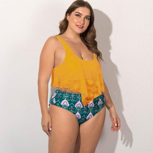 Women's Split Plus Size Bikini - Picture 13 of 29