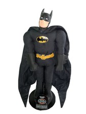 Tim Burton's Vintage 1989 Batman Figure Plush Doll Figure 15" Applause  Stand