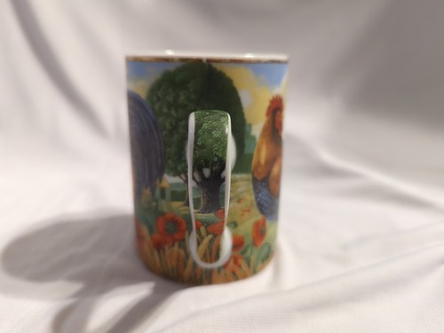 Tazza "Gallo" Dept 56 Popprint, Azienda Agricola, 4 3/4"H - USATA  - Foto 4 di 9