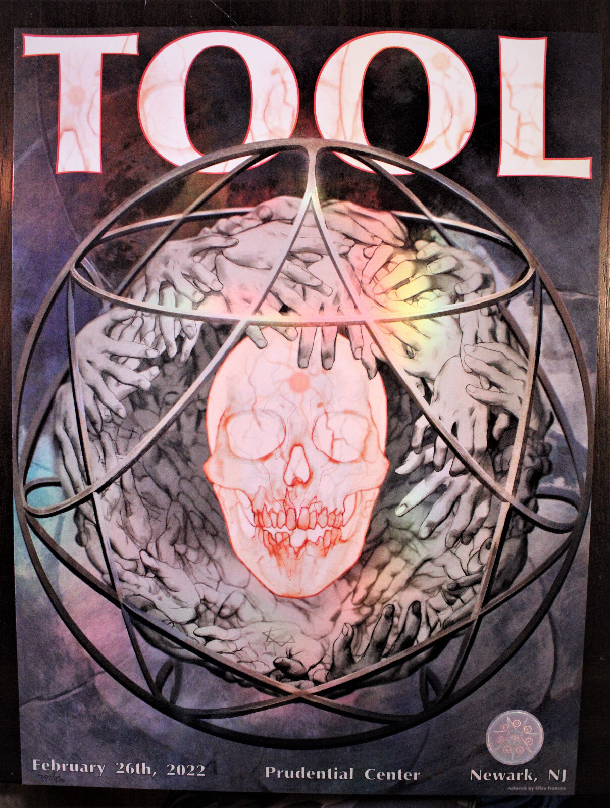 Tool Concert Poster 02/26/2022 Newark NJ.. Available Now for 400.00