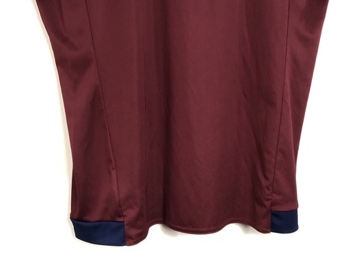 FC Barcelona Adidas Fußball Trikot Erwachsene XL rot weinrot marine Futbol unbedruckt - Bild 11 von 13