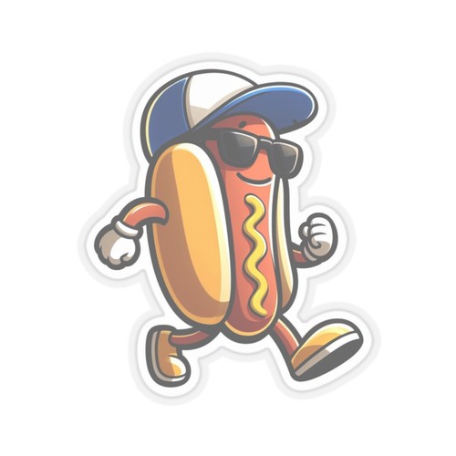 Kiss-Cut Stickers - Cartoon Hot Dog - New York - Picture 2 of 19