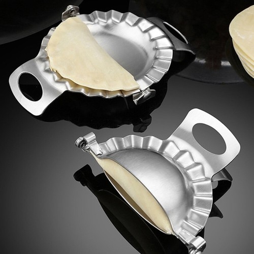 1 Set 3Pcs Stainless Steel Molds Practical Dumpling Makers (Silver)