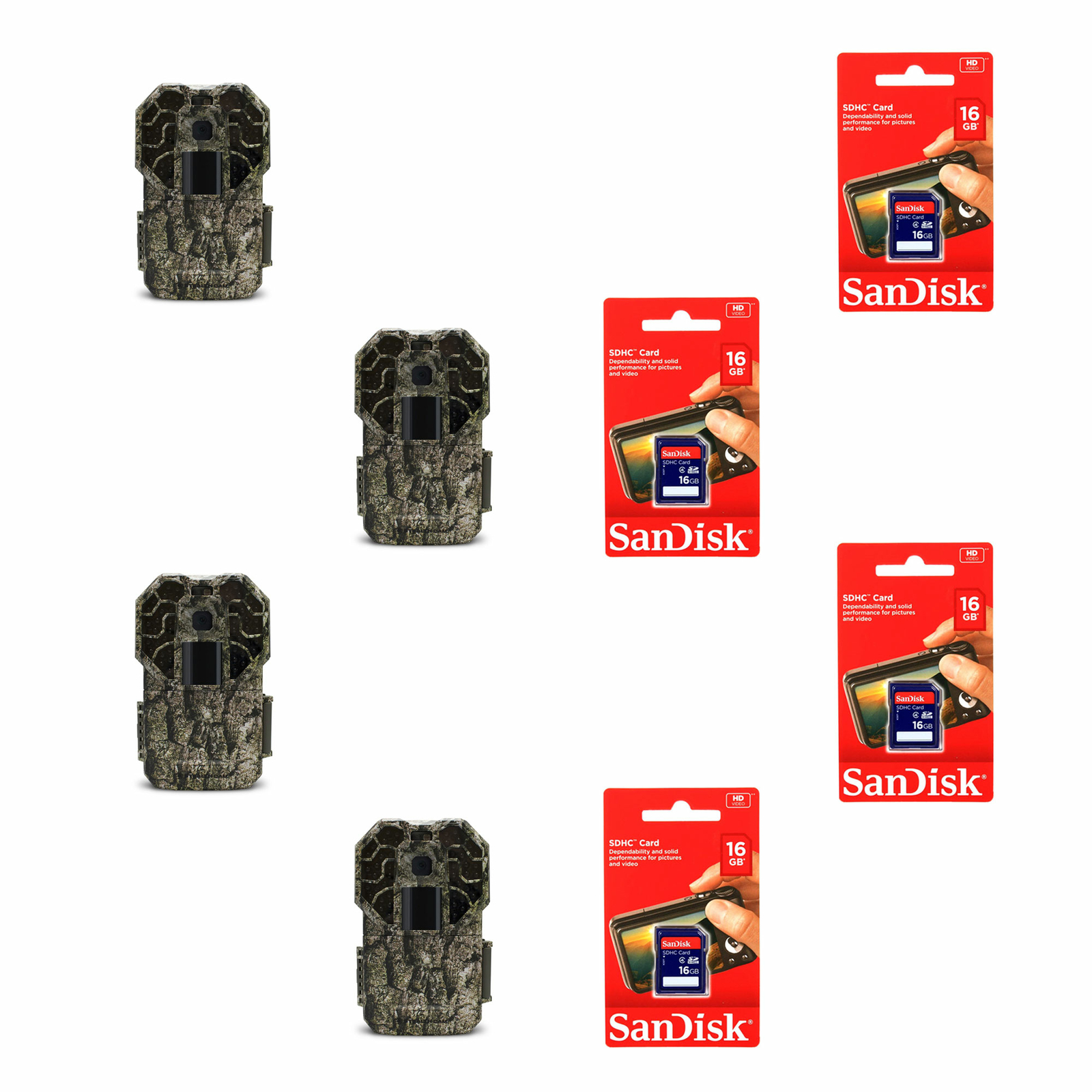 Stealth Cam Cam Cam (certificado reformado) (4 Pack) y SanDisk Tarjeta 16GB (4 Pack) af8d4c Stealth Cam Cam Cam (certificado reformado) (4 Pack) y SanDisk Tarjeta 16GB (4 Pack) af8d4c