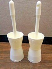 (TWO) KETCHUP SAVERS KETCHUP WHITE COUPLER TABLECRAFT (TWO PER PACK)