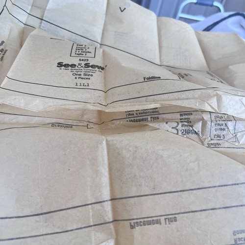 Toppa cavolo vedi e!cucire modello 5423 abito e mutandine completo 1985 Butterick - Foto 5 di 20