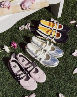 Onitsuka Tiger mexico 66 tgrs パンプスシューズ Onitsuka Tiger MEXICO 66 TGRS Mary Janes Classic Ballet Flat Shoes