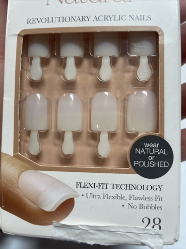 Salon Acrylic Natural Nails, “Brief Encounter”, Real Short, Ultra-Smooth - 第 6/6 張圖片