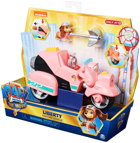 Paw Patrol Filmfahrzeug Liberty-Fahrzeug mit Gelenkfigur Spielzeug Rosa - Bild 11 von 11