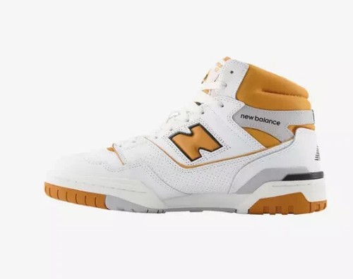 New Balance 650 White Beige BB650RCL Men Size 10.5 Vintage Trainer NEW - Picture 2 of 5