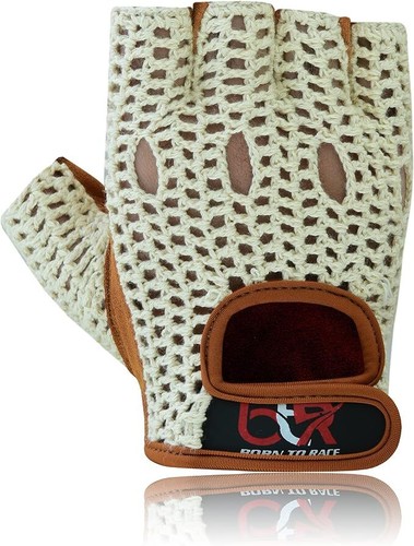 Men's Chauffeur Half Finger Padded Gloves - Driving Motorbike Cyclin, Gym Gloves - Picture 7 of 17