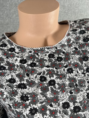Vintage 90s Basic Editions T-Shirt Floral Womens Short Sleeve Small Crew Top - Picture 2 of 12