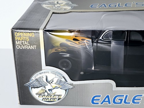 Universal Hobbies Eagle's Race - 1940 Ford Deluxe Hot Rod Black - 1:18 Diecast - Picture 10 of 18
