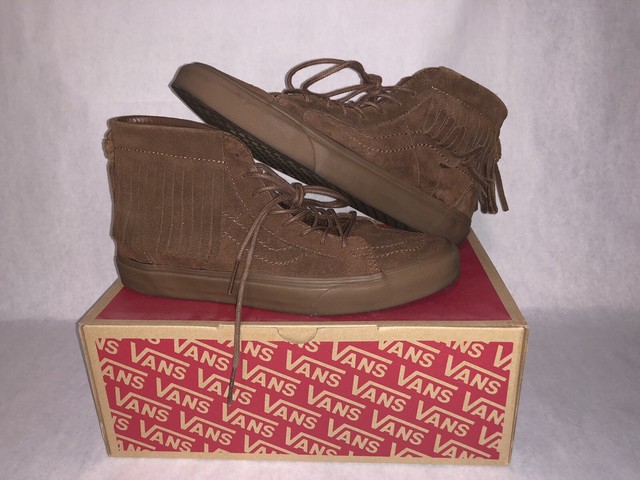 vans sk8 hi moc suede bison vans sk8 hi moc suede bison