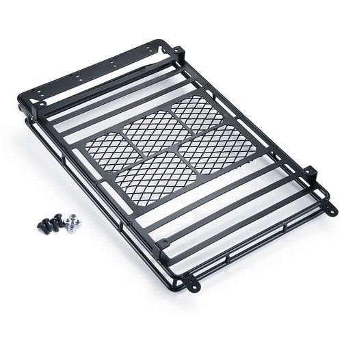 Portaequipajes de metal 1/10 portaequipajes portaequipajes para Axial SCX10 II 90046 SCX10 Wrangler - Imagen 3 de 7