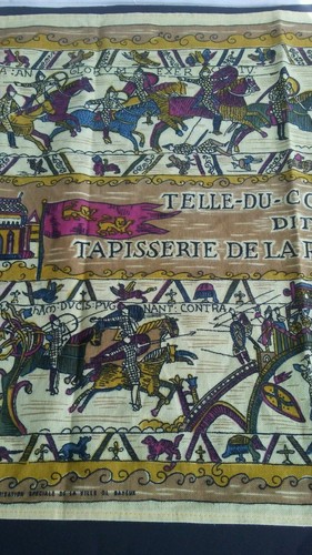 Französisches Baumwollposter ""TEL DU CONQUEST"" mit dem Titel ""Tapisserie De La Reine Mathilde - Bild 5 von 10