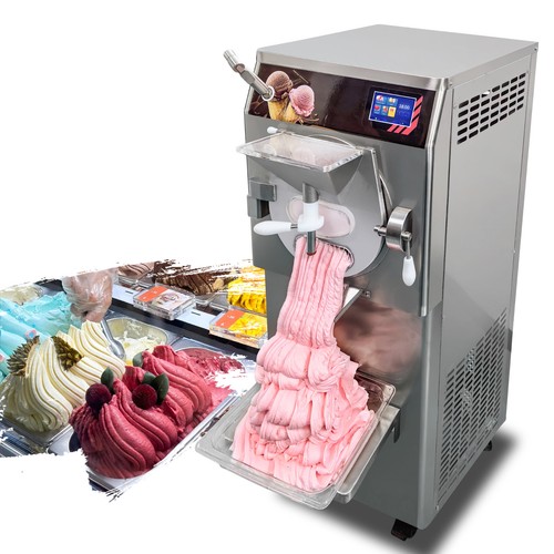 Wixkix Batch Gefrierschrank Eismaschine Maschine mit Wasserhahn 48L/h schnelle Kühlung 110V - Bild 16 von 23